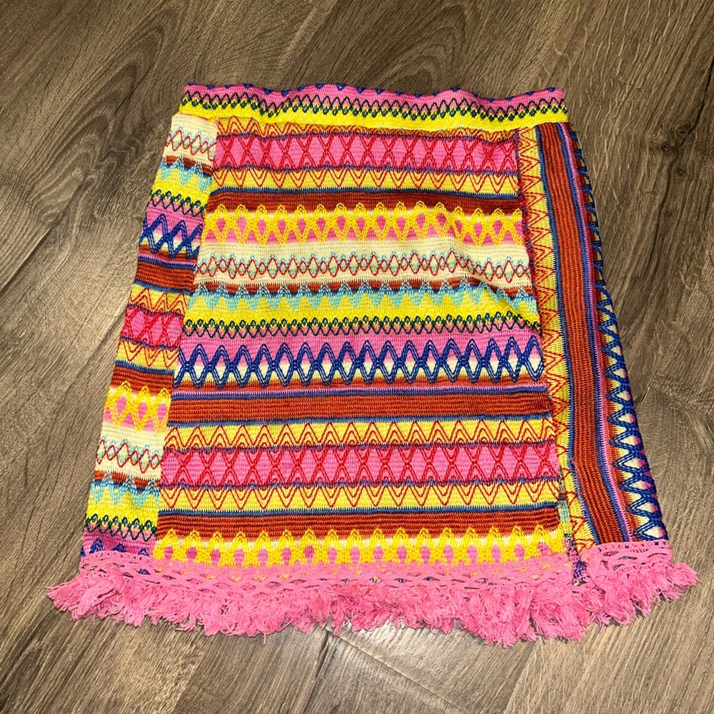 SHEIN Multicolor Patterned Skirt